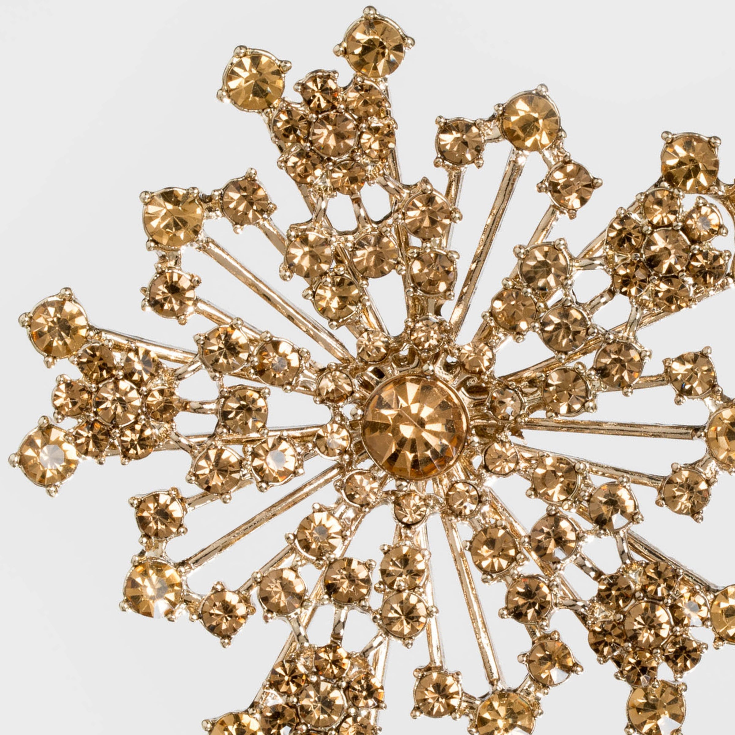 Sparkle Snowflake Ornament - Topaz