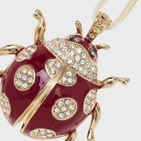 Ladybug Hanging Ornament - Red