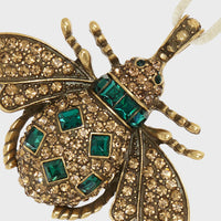 Jeweled Insect Hanging Ornaments - Ruby and Emerald