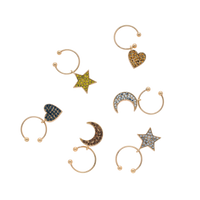 Celestial Wine Charms