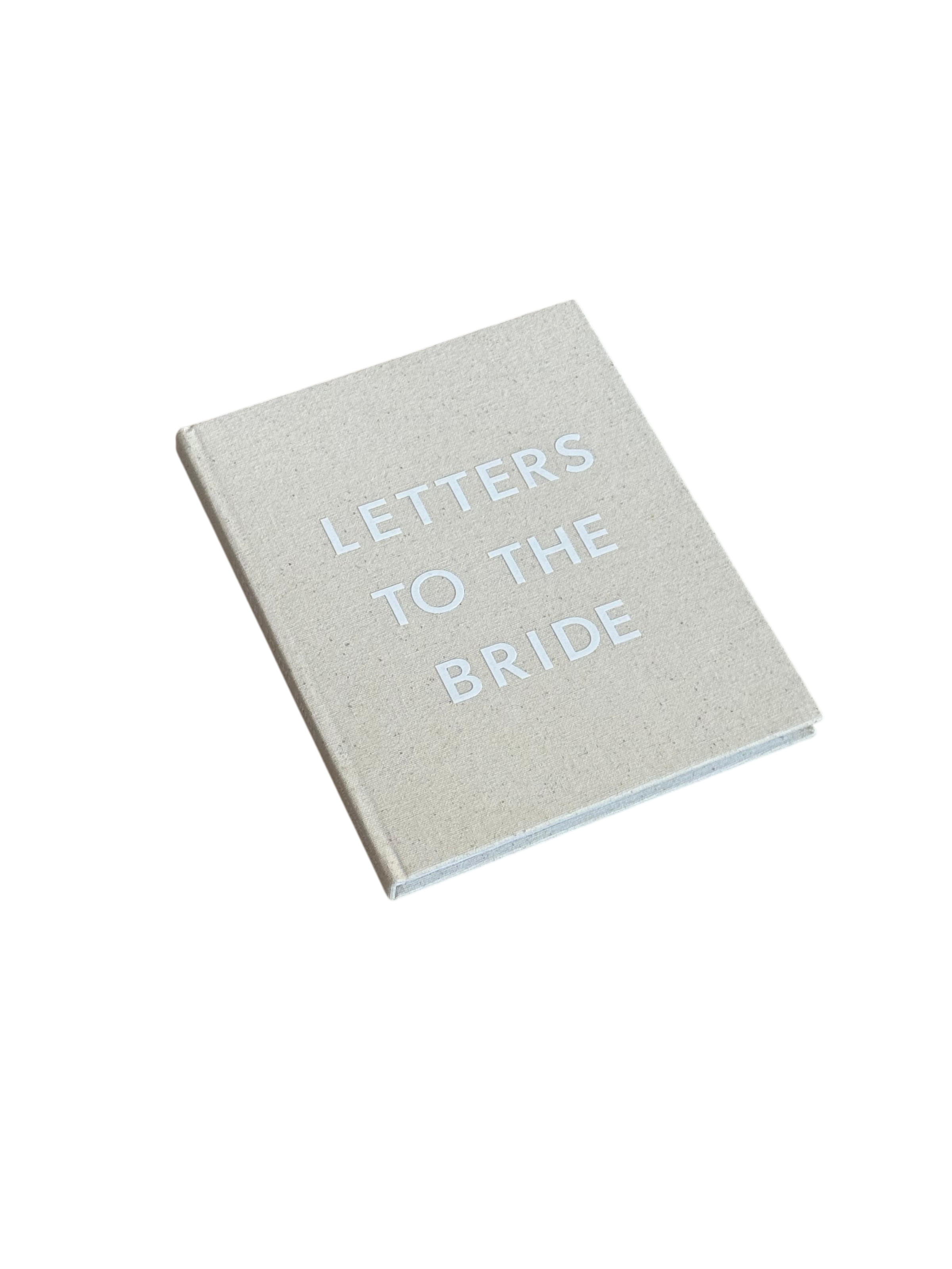 Letters to the Bride Book in Classic Linen