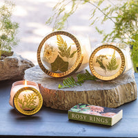 Forest Medium Pressed Floral Candle