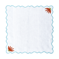 Hand Embroidered Heirloom Petals Napkins 18" x 18" (Set of 4)