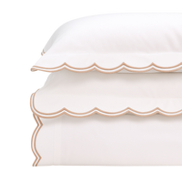 Sipsey Scallop Duvet Cover & Sham Bundle