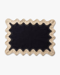 The Figata Placemat Set of 4 - Navy / Cream