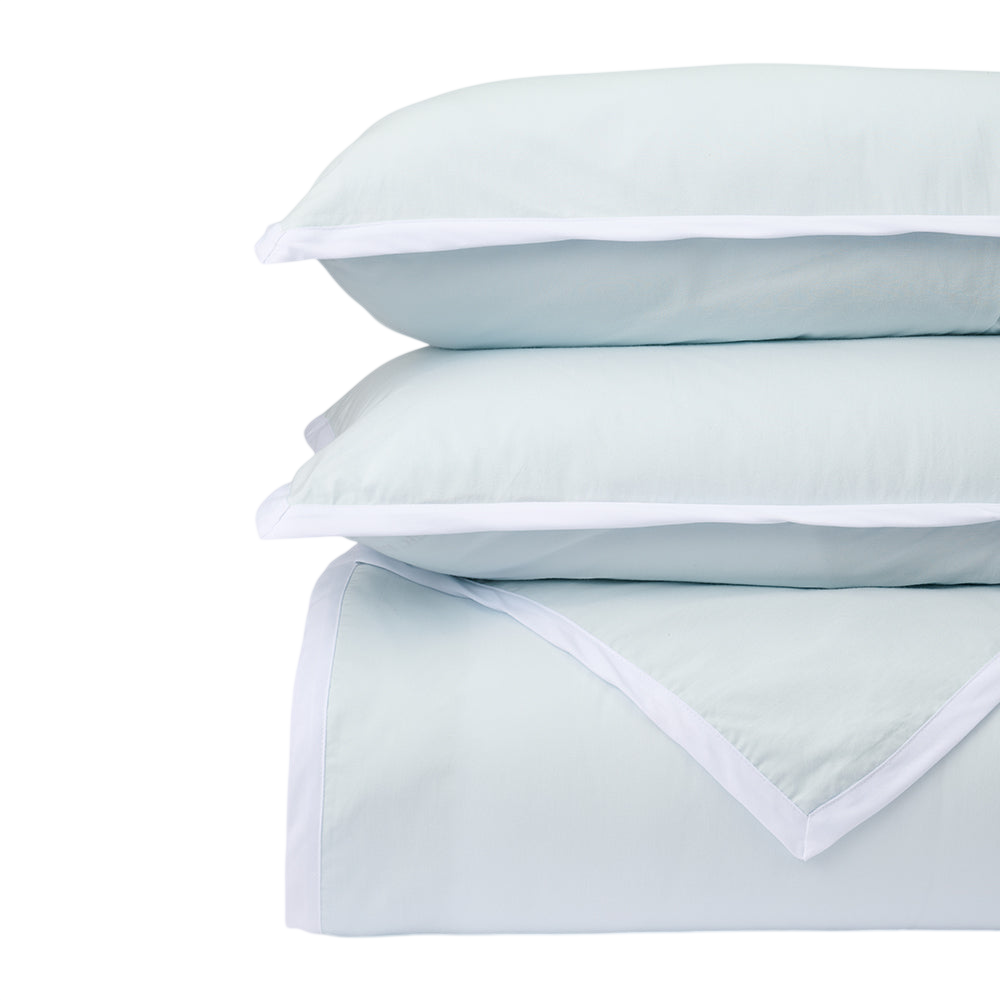 Essential Piping Duvet Cover & Sham Bundle
