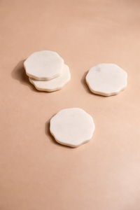 Flor Marble Coasters (Set of Four) by MESO