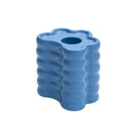 OCTAEVO Flora Candle Holder Large - Blue