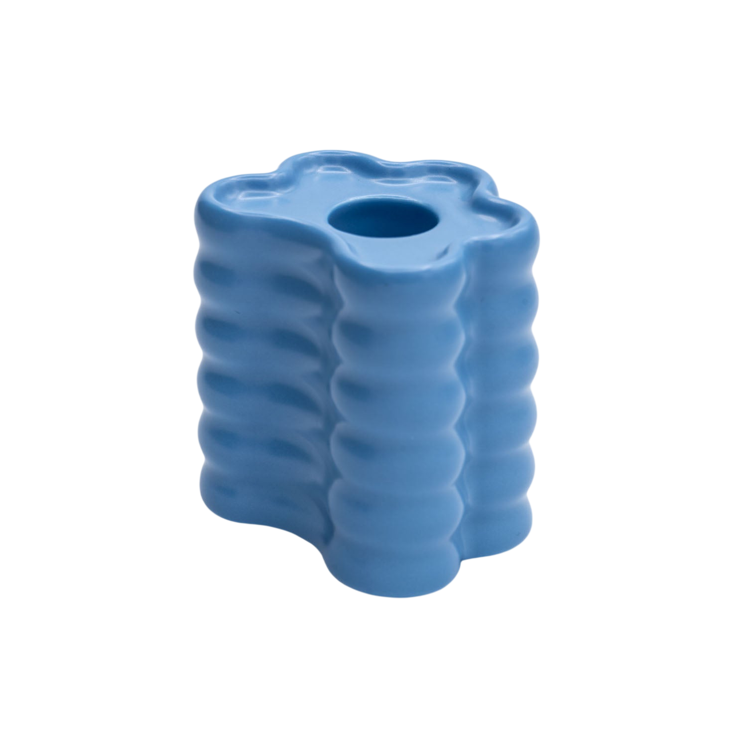 OCTAEVO Flora Candle Holder Large - Blue