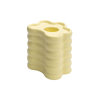 OCTAEVO Flora Candle Holder Large - Yellow