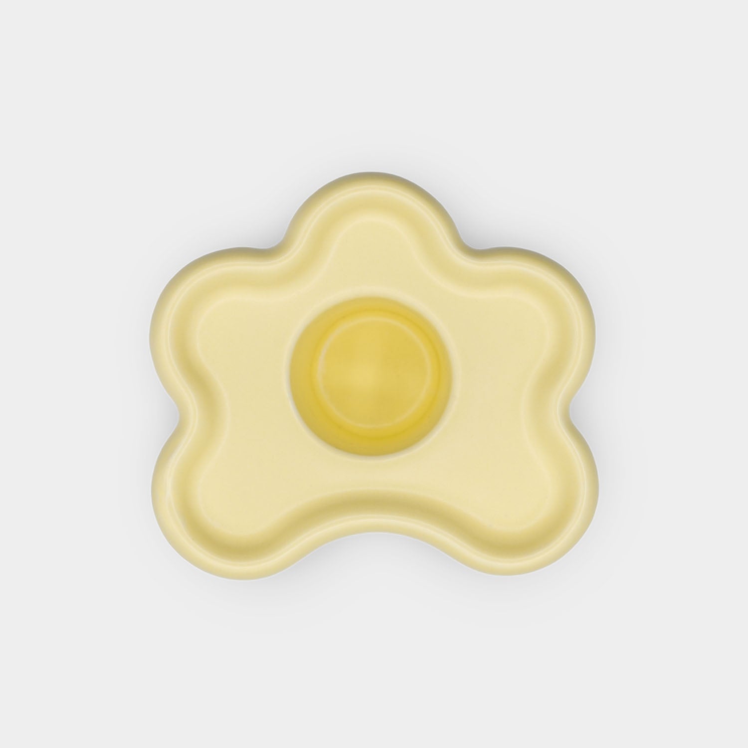 OCTAEVO Flora Candle Holder Large - Yellow