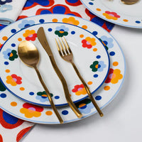 Floral Porcelain Salad Plate (Set of 4)