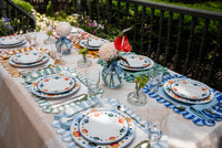 Floral Porcelain Dinner Plate (Set of 4)