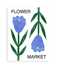 Flower Market Art Print