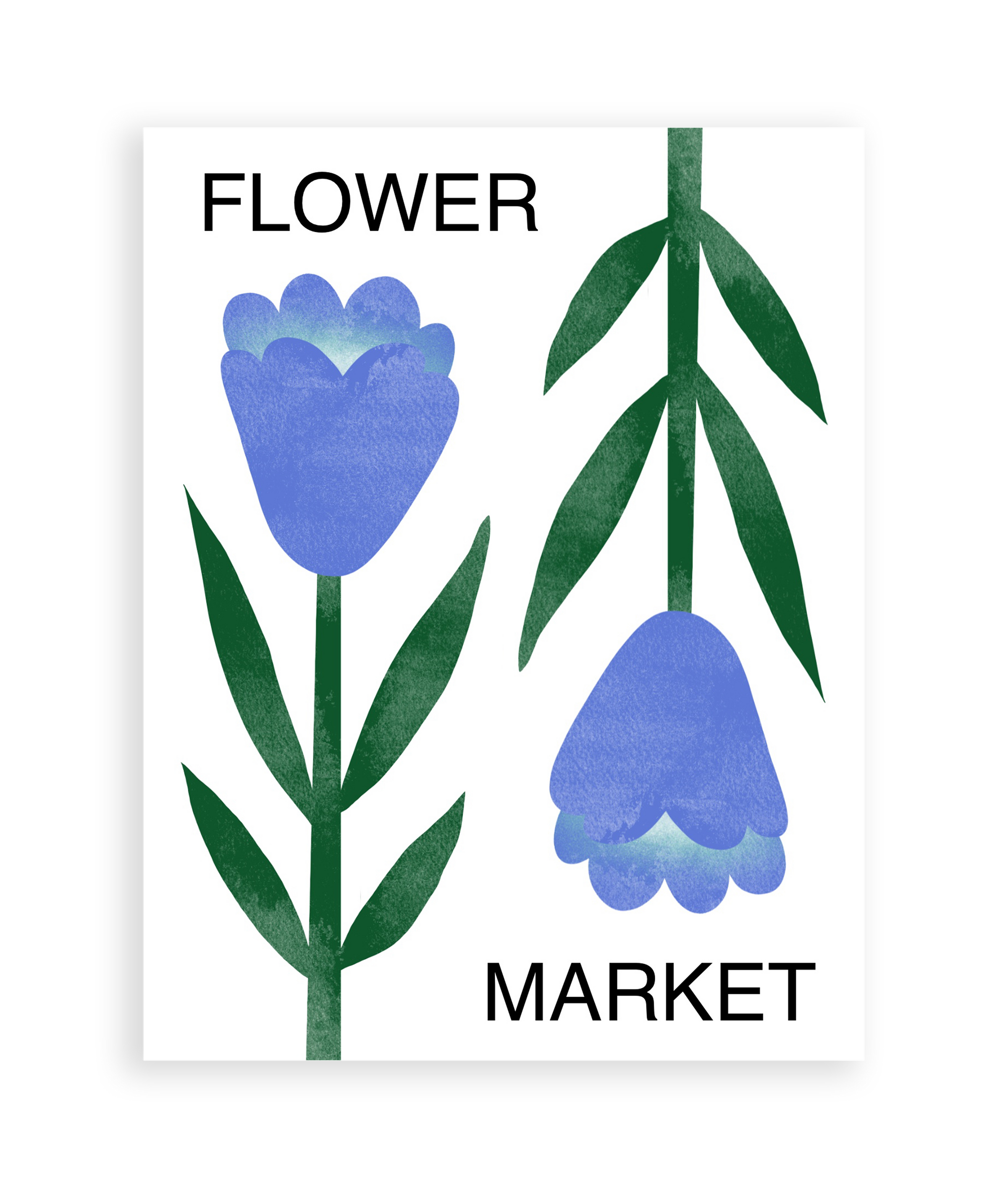 Flower Market Art Print