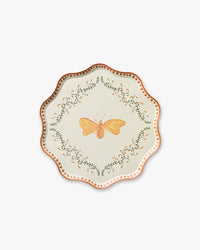 Flutter Dessert Plate Set of 12 - Golden