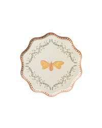 Flutter Dessert Plate Set of 12 - Golden