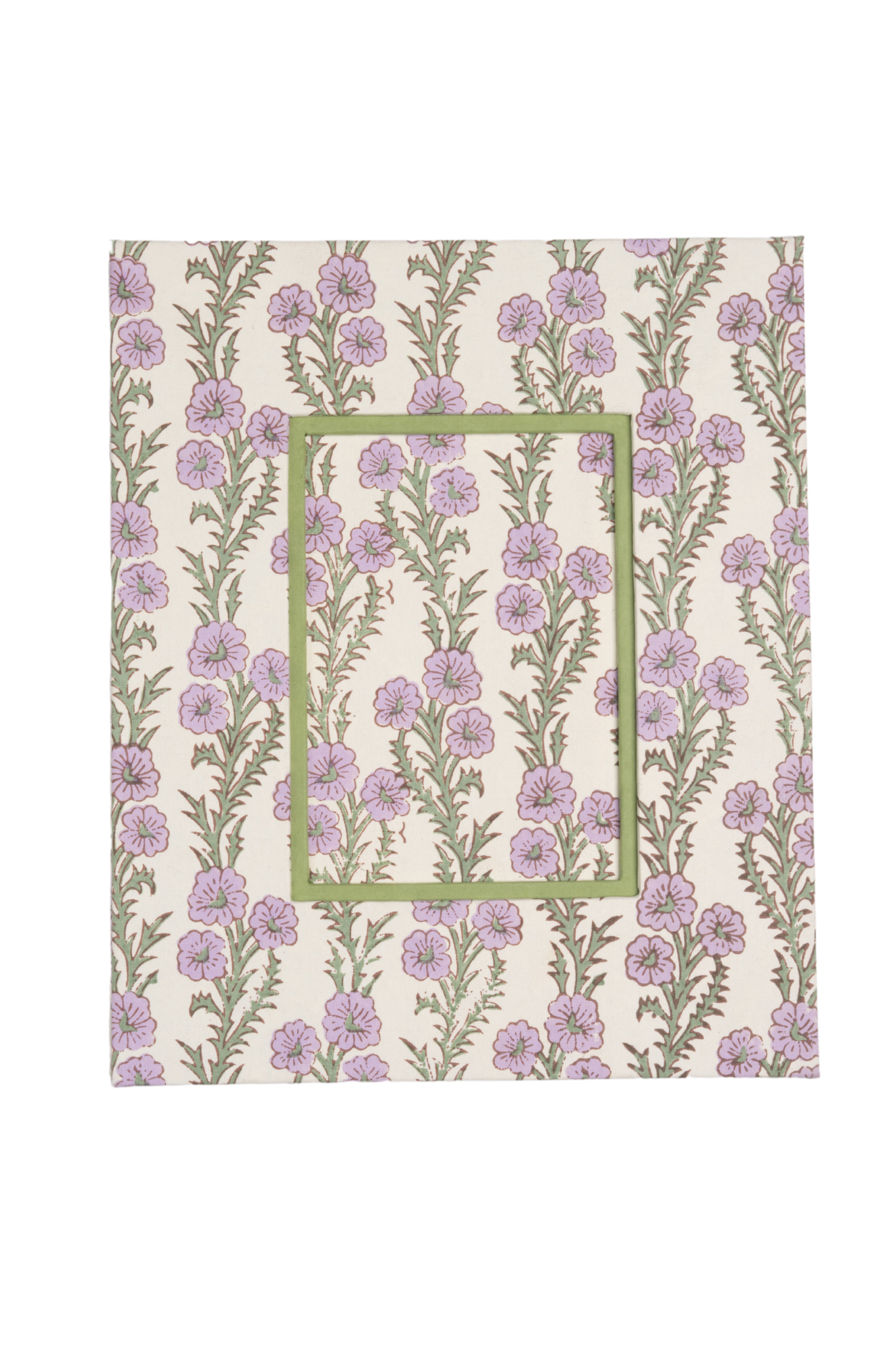 Large Wall Picture Frame in Forget Me Not Purple, 5" x 7"