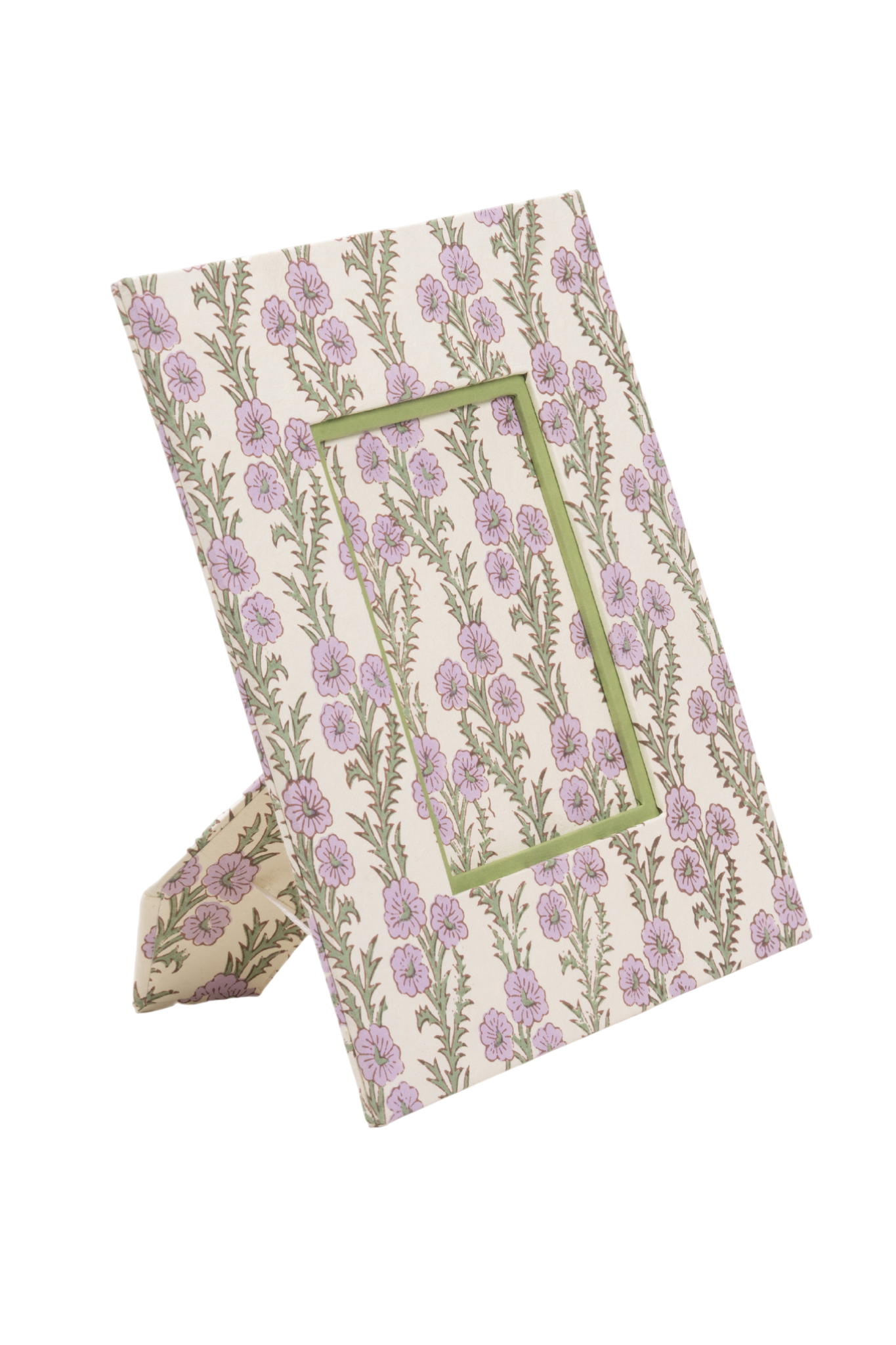 Large Wall Picture Frame in Forget Me Not Purple, 5" x 7"