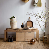 Basic Planter, White Patina