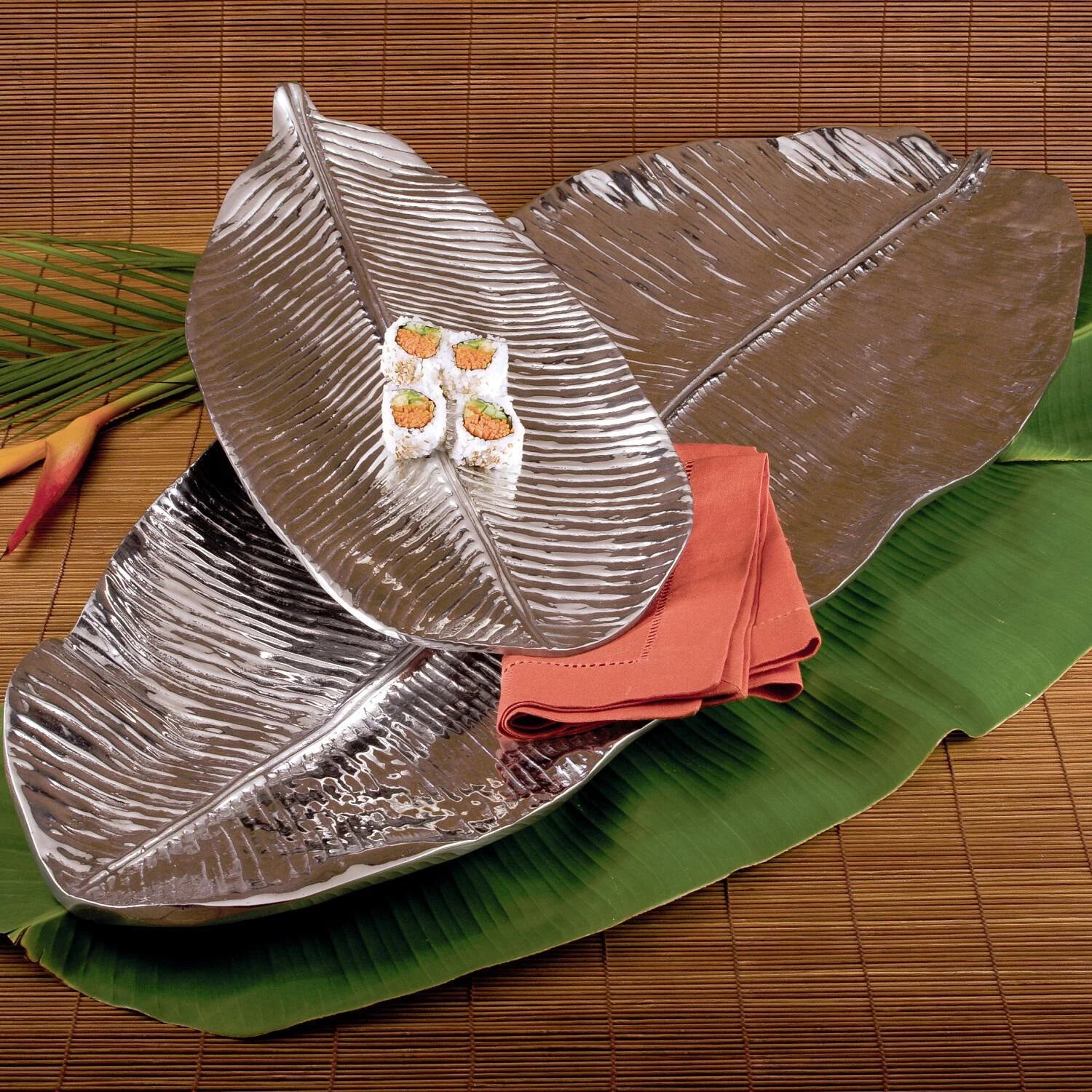 Garden Jungle Leaf Large Platter