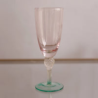 Glass Aquarelle Flute (Set of 4)