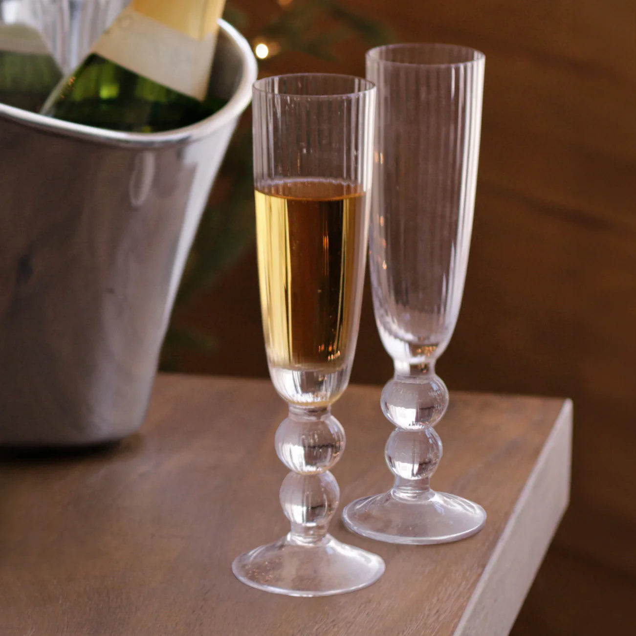 Venice Champagne Flutes (Set of 4)