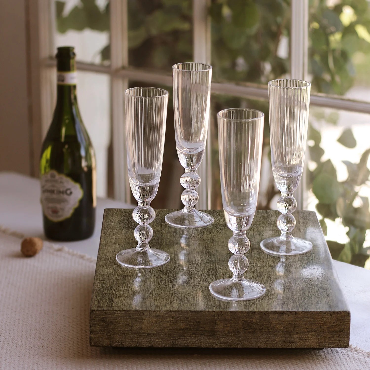 Venice Champagne Flutes (Set of 4)