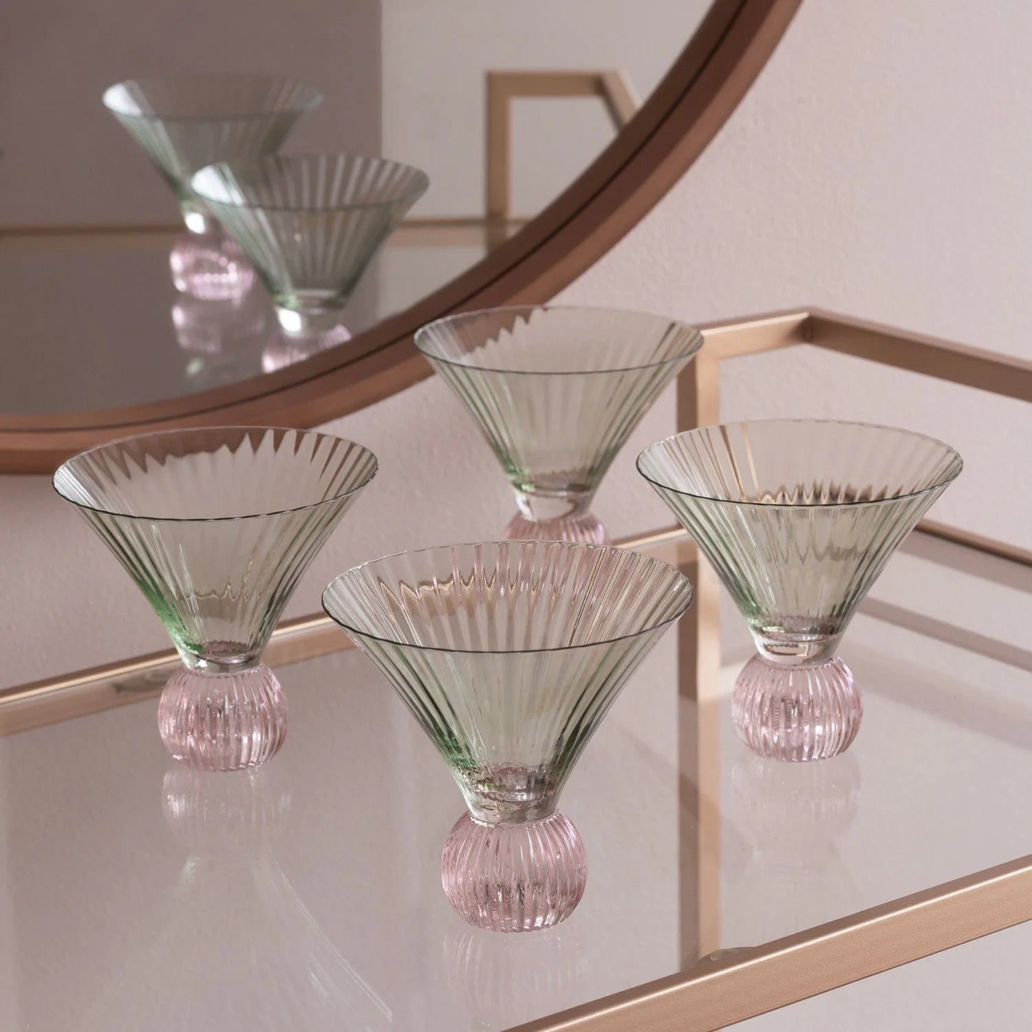 Glass Venice Martini (Set of 4)