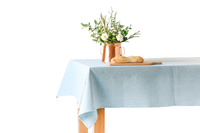 Blue Dotted Tablecloth