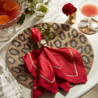 Animal Pattern Coasters - Bronze