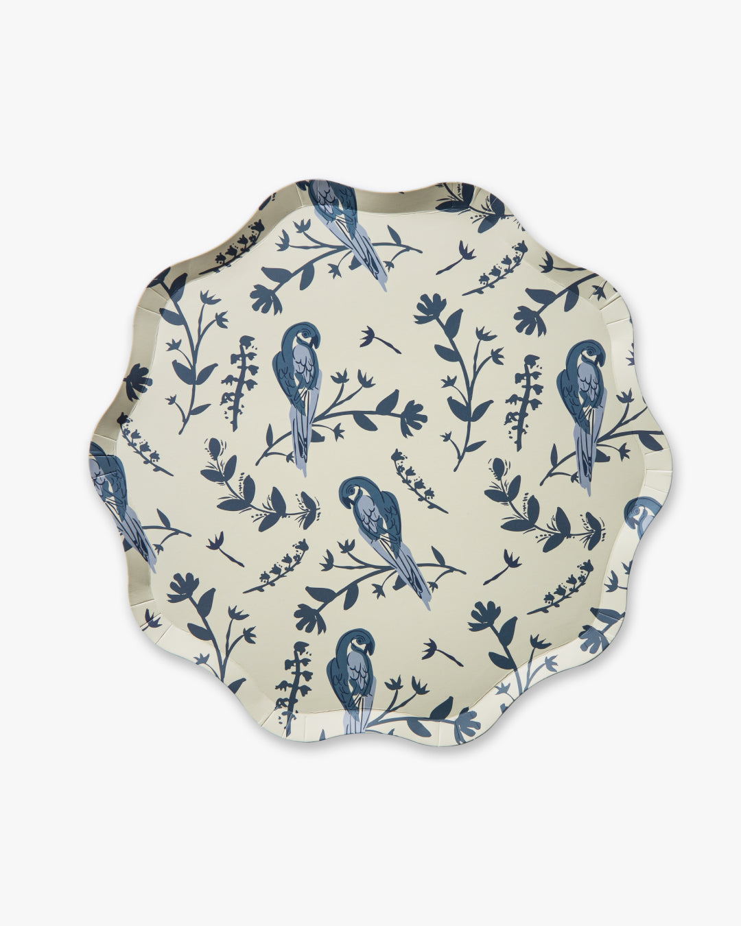 Garden Toile Dinner Plate Set of 12 - Bluebell