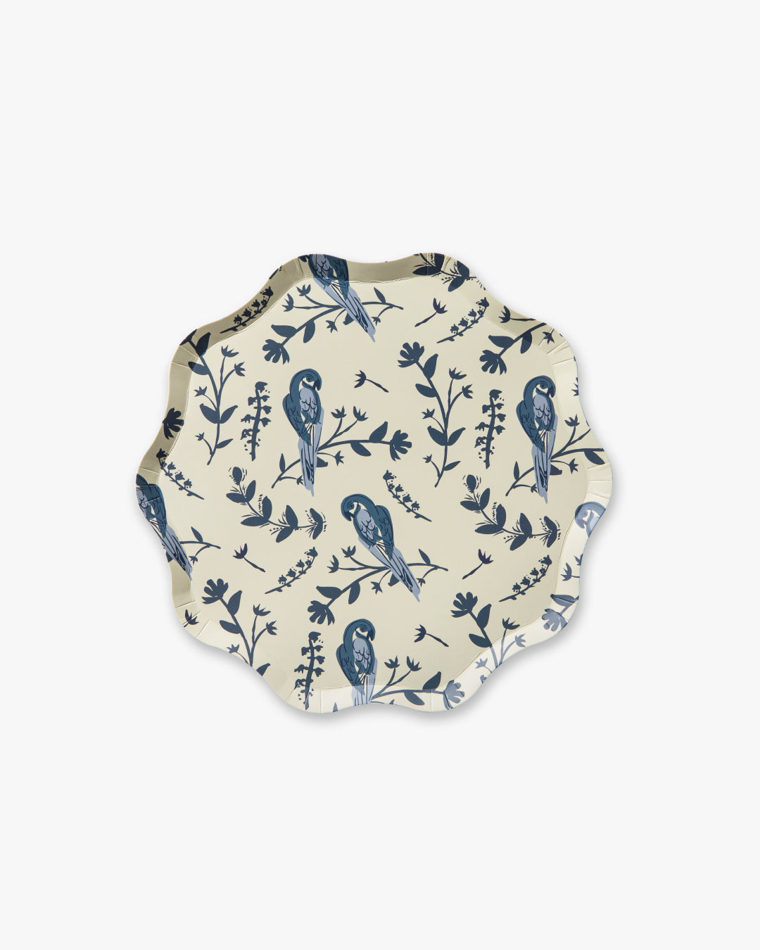 Garden Toile Dessert Plate Set of 12 - Bluebell