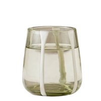 Olivia Short Green Olive Glass (Set of 4) by MESO