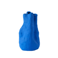 Georgia Matte Blue Porcelain Vase