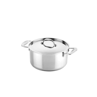 Glamour Diamond Casserole with Lid, Two Handle