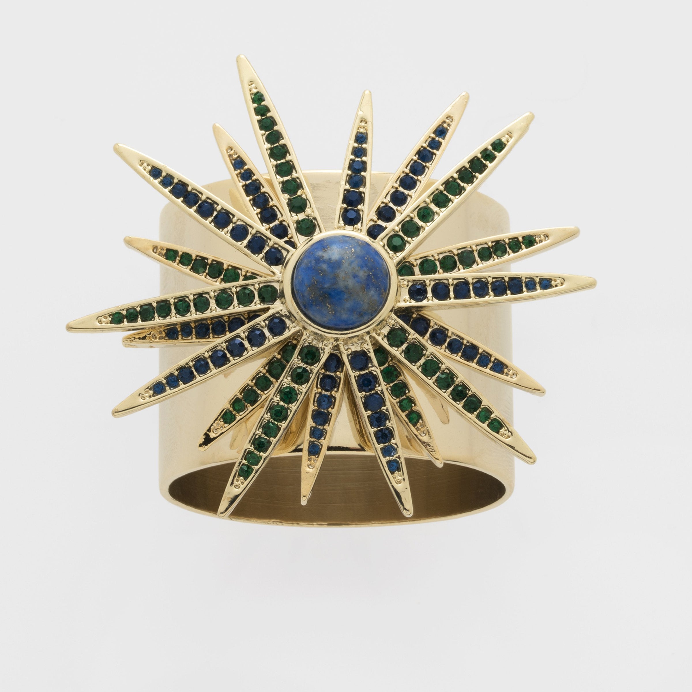 Starburst Napkin Rings - Lapis (Set of 2)