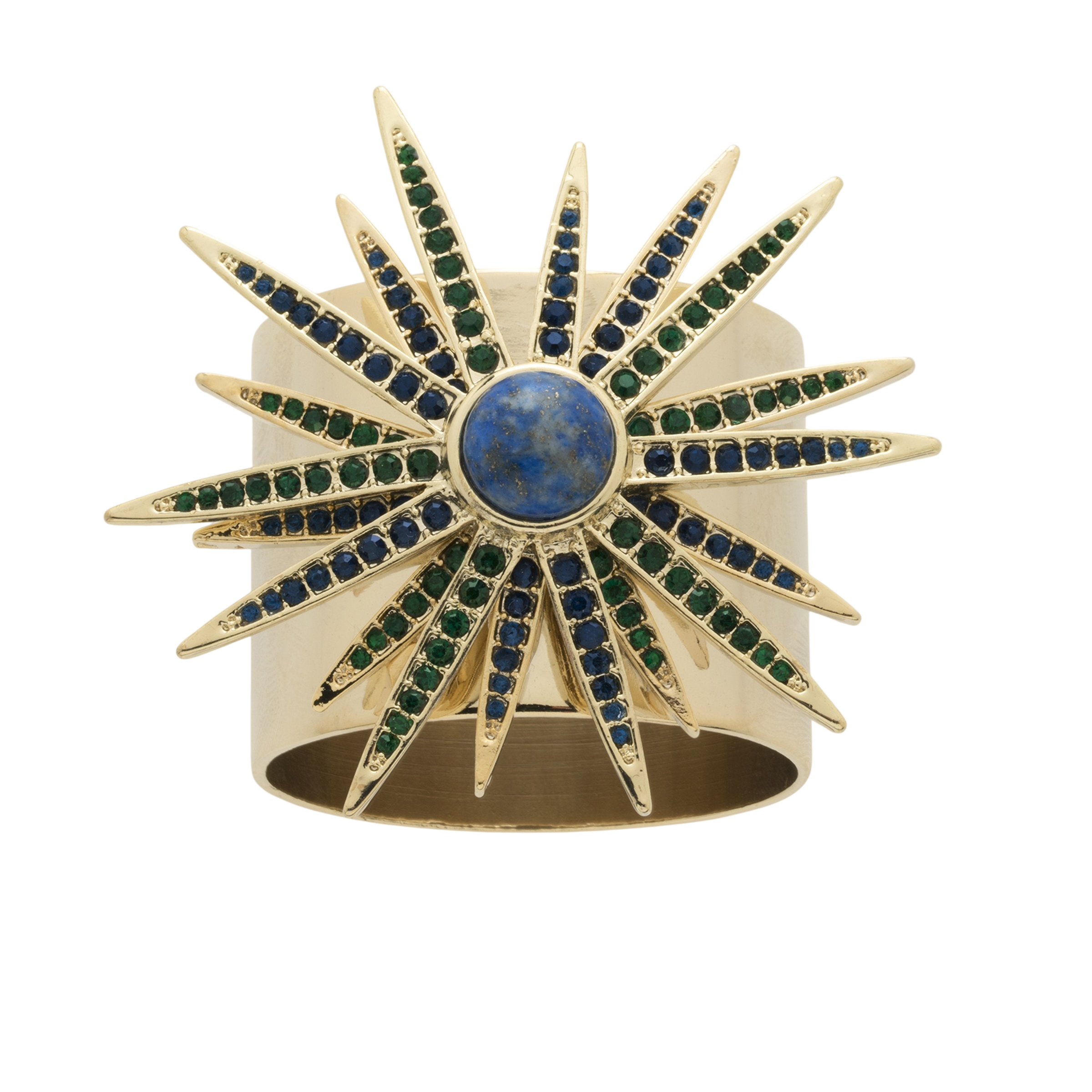 Starburst Napkin Rings - Lapis (Set of 2)