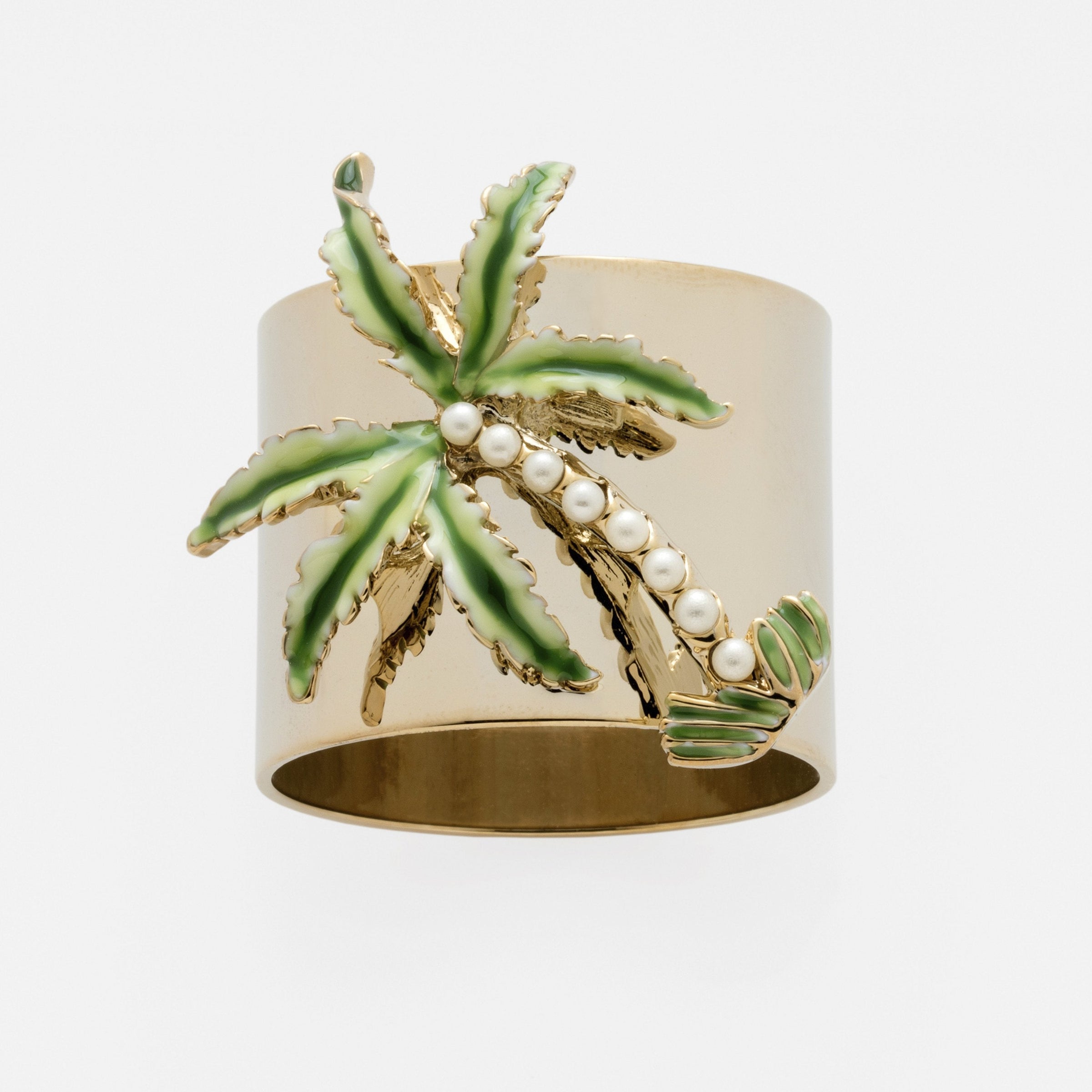 Palm Tree Napkin Rings (Set of 2)