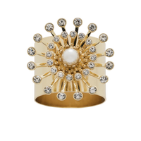 Pearl Star Napkin Rings (Set of 2)