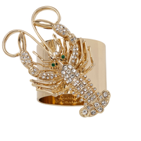 Sparkle Lobster Napkin Rings (Set of 2)