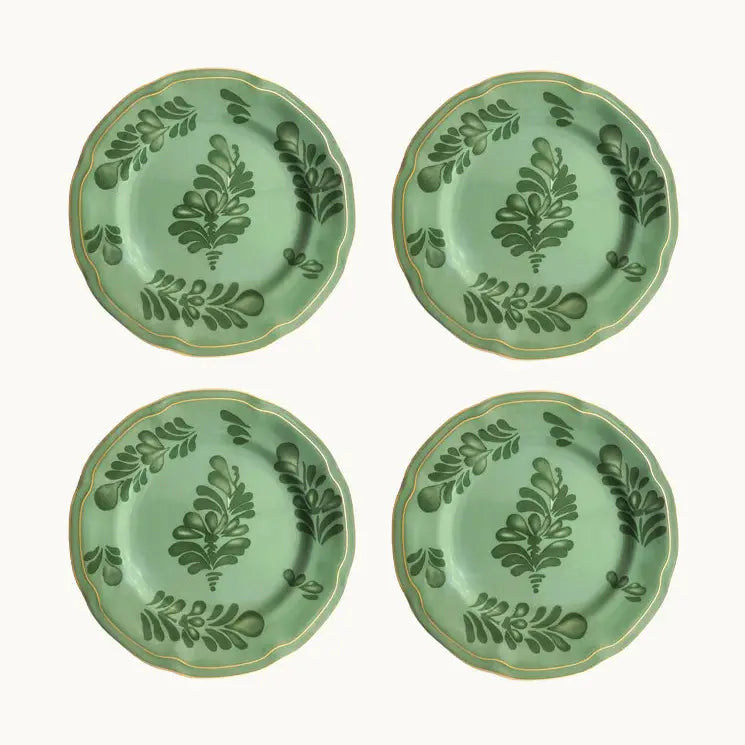 Gordes Green Dessert Plate (Set of 4)