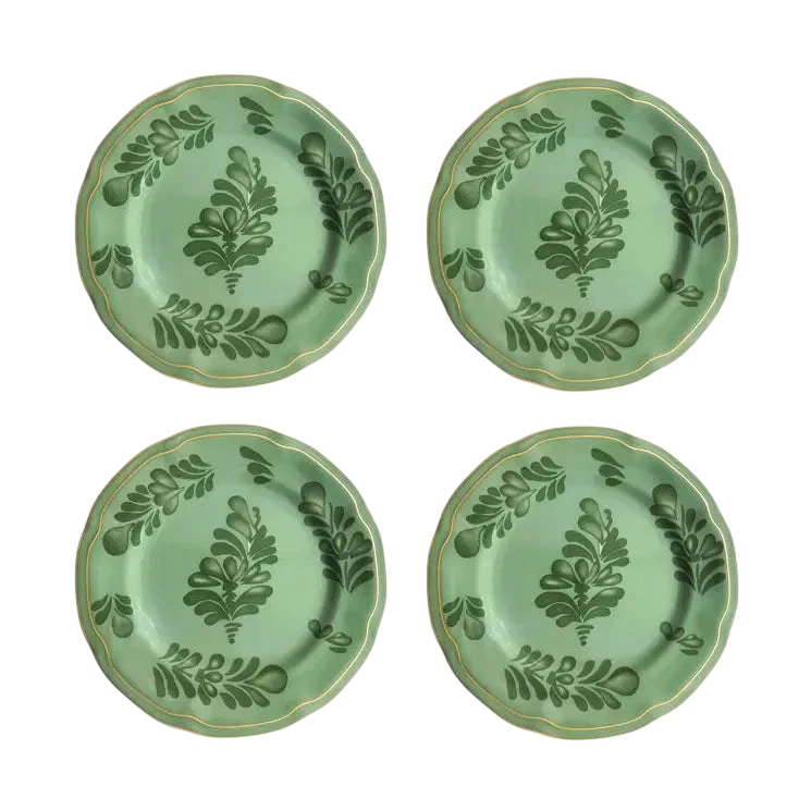 Gordes Green Dessert Plate (Set of 4)