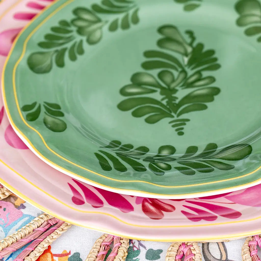 Gordes Green Dessert Plate (Set of 4)