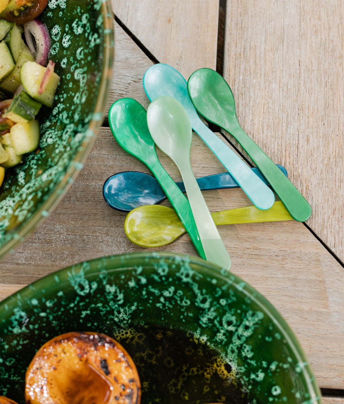 Petite Spoon Set, Greener Grass