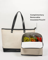 THE TOTE - BLACK CANVAS