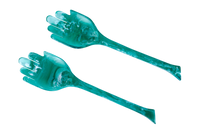Green Hand Resin Salad Server | Hand-Poured Resin