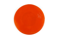 Hand-Poured Scallop Resin Cake Stand - Orange