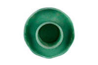 Hand-Poured Scallop Resin Cake Stand - Green