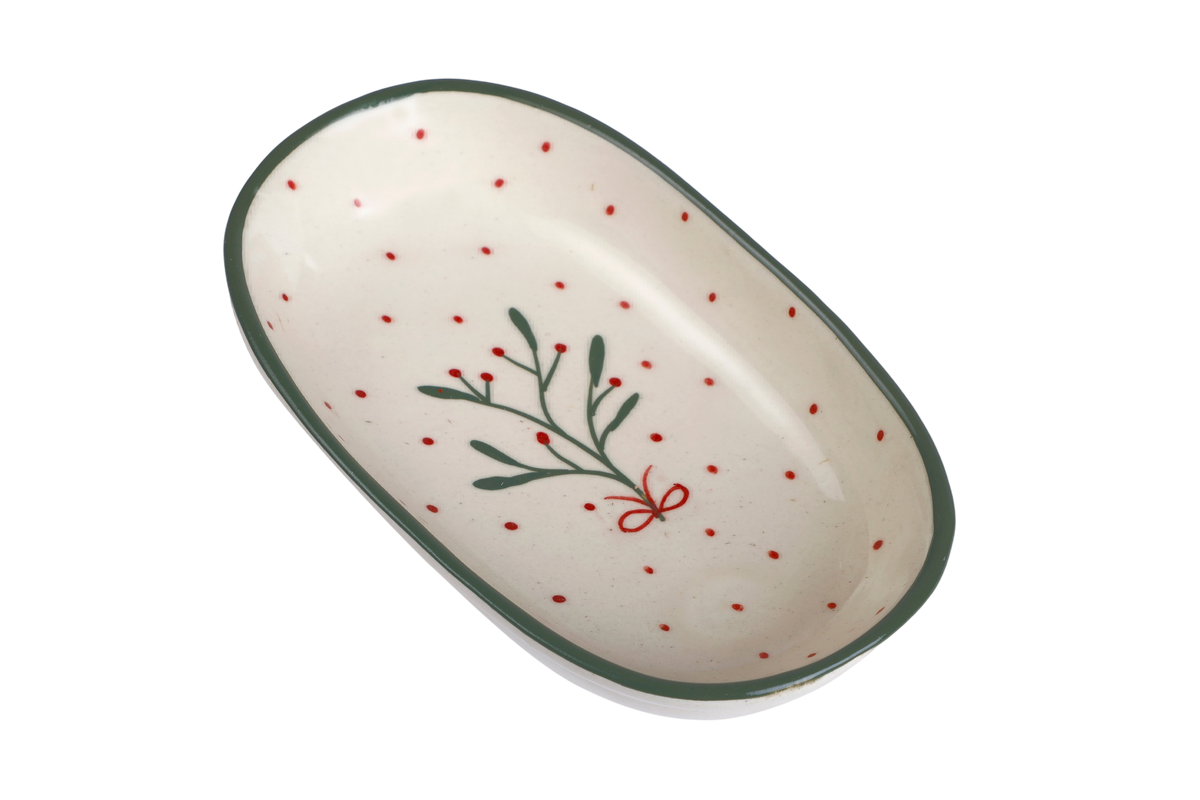 White Handmade Ceramic Serving Bowl (Set of 2)